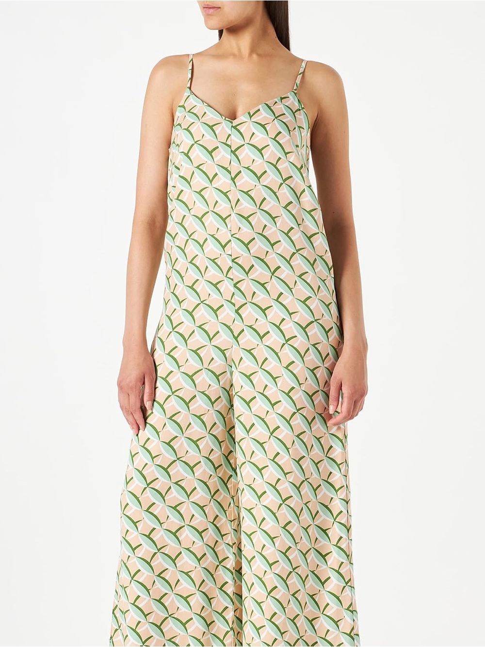UNITED COLORS OF BENETTON PATTERNED ROMPER W/ TAGS  - Women's M
